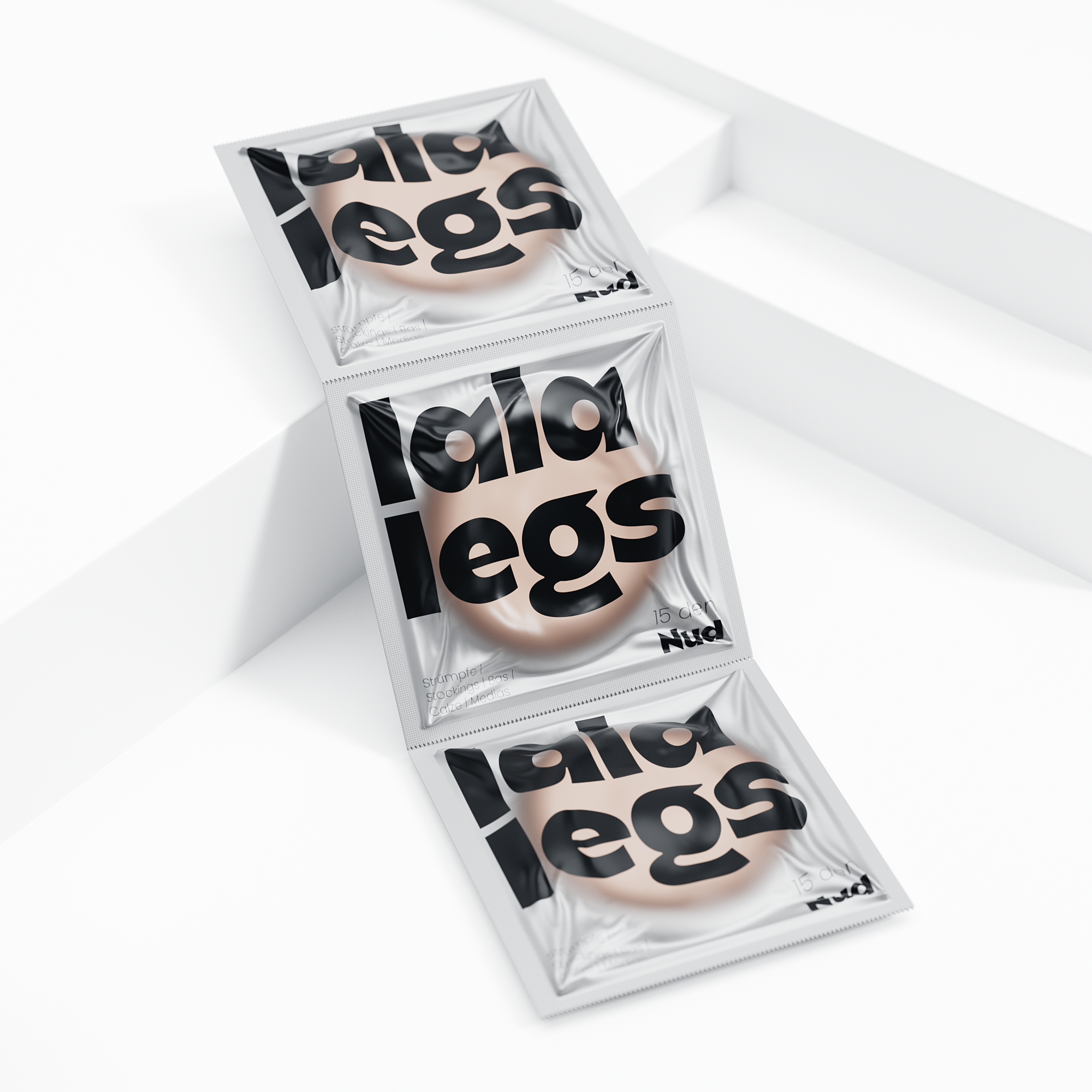 3-in-Pack Nude Stockings
